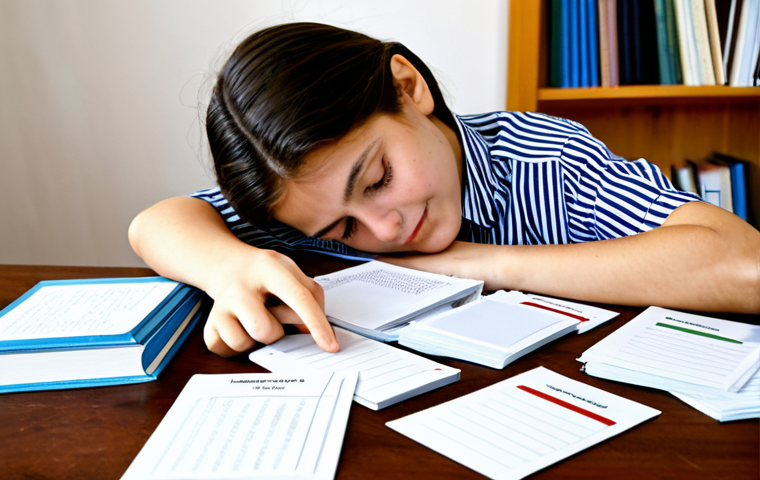 **

"A student studying Italian grammar with flashcards spread around them on a wooden desk, fully clothed, appropriate attire, safe for work, perfect anatomy, natural proportions, professional learning environment, books and study materials, modest setting, family-friendly, high quality, focused and determined expression."

**